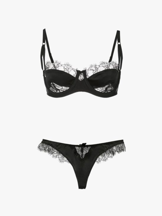 Balconette Bra & Thong Set