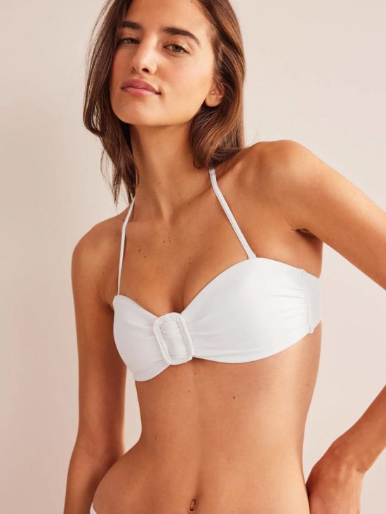 Wrap Buckle Bandeau Top